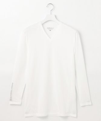 23区GOLF/ニジュウサンクゴルフ 【MEN】【吸水速乾・UVケア】30デニール 無地Vネックインナーシャツ(KKVTCS0311)