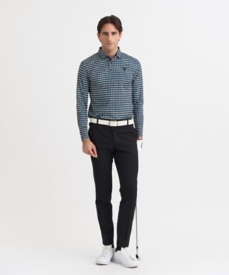 極美品 BRIFING GOLF カモ ポロシャツ 長袖 M ブラック ロゴ セール】ブリーフィング ゴルフ ウェア メンズ スリーブ ロゴ