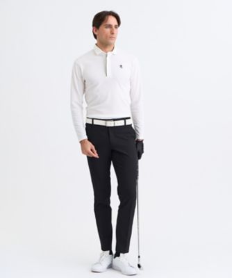 【タグ付き】KIWE &amp; Co. 長袖 ポロシャツ ホワイト XL 吸水&amp;速乾 タグ付き】KIWE & Co. 長袖 ポロシャツ ホワイト XL 吸水&速乾