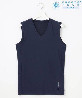 フリーズテック] 氷撃 ノースリーブ Vネックシャツ FREEZE TECH (フリーズテック) 氷撃 ノースリーブ Vネックシャツ