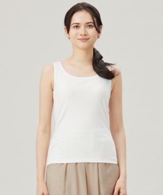 ＜自由区 S (Women/小さいサイズ)＞【ワコールコラボ】【洗える】カップイン　タンクトップ（ＫＫＷ７ＧＭ０８３１）