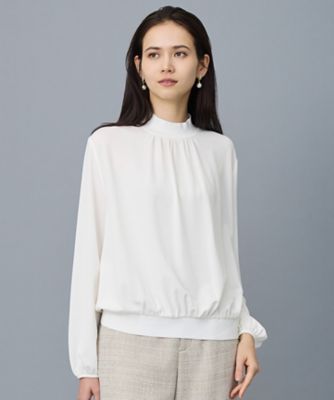 ＜自由区 (Women)＞ドレーピーアムンゼンプルオーバー　ブラウス（ＫＫＷＭＧＷ０４３６）