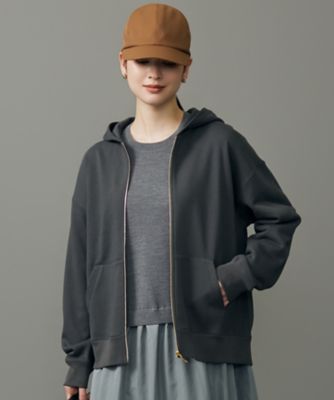 ＜自由区 (Women)＞クリアループバックジップ　パーカー（ＫＫＷＭＧＷ０５３２）