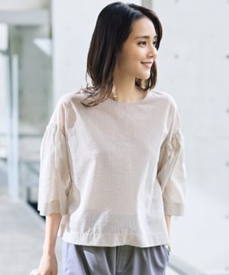 トリコットシフォンカットソー≪洗濯機で洗える≫ | la.f (Women
