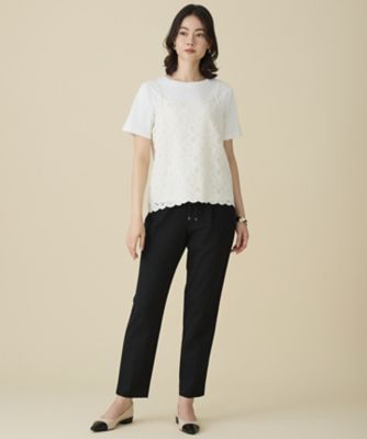 2点SET】レースコンビ Tシャツ（KKWMLM0332） | 自由区