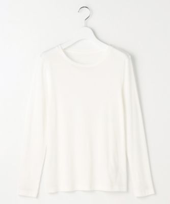 ＜自由区 (Women)＞レイヤリングシアーインナー　カットソー（ＫＫＷＭＬＭ０３３３）