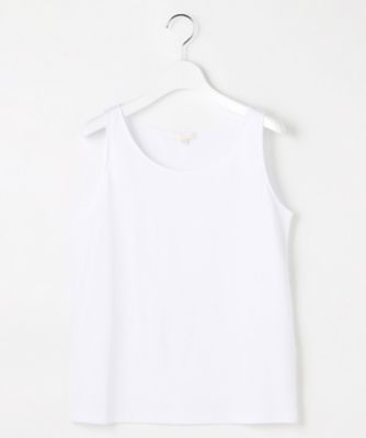 ＜自由区 (Women)＞【ＳＨＩＨＯさん着用・昨年ご好評素材・新型登場】スーピマスムーススリム　タンクトップ（ＫＫＷＭＬＭ０３３７）