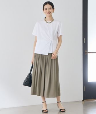 ツイストディテール Tシャツ（KKWMLM0532） | 自由区