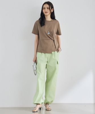 ツイストディテール Tシャツ（KKWMLM0532） | 自由区
