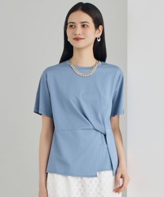 ツイストディテール Tシャツ（KKWMLM0532） | 自由区