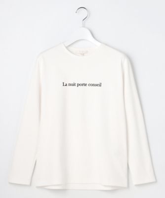 ＜自由区 (Women)＞【カタログ掲載・着回し力抜群】グラフィックロング　カットソー（ＫＫＷＭＬＳ００３３）