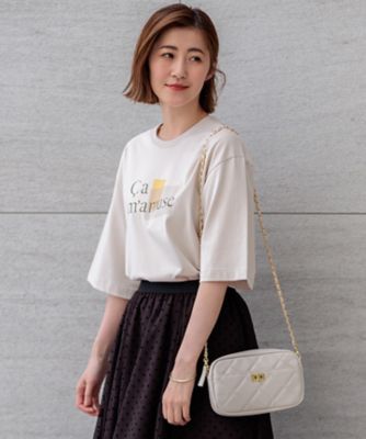 【洗える】Ｃａ　ｍａｍｕｓｅ　ロゴ　ＴＥＥ（ＫＫＷＯＣＡ０２３４）