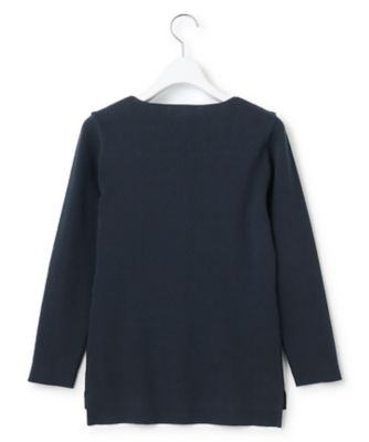 洗える】コンパクトリブ スクエアネック カットソー