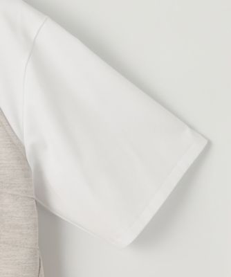【ＷＥＢ限定カラーあり／洗える】スムースデザイン　コンビ　カットソー（ＫＫＷＯＣＭ０５３０）