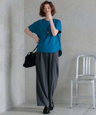 【洗える】ＡＬＢＩＮＩコーコラン　シャツテール　Ｔシャツ（ＫＫＷＯＣＭ０５３９）