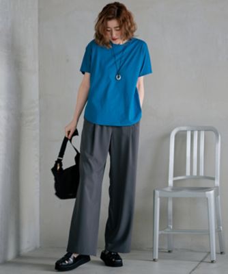 【洗える】ＡＬＢＩＮＩコーコラン　シャツテール　Ｔシャツ（ＫＫＷＯＣＭ０５３９）
