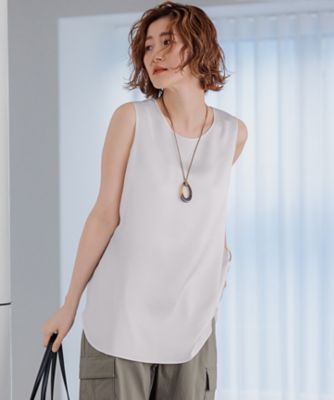COMME des GARCONS サテン　タンクトップ COMME des GARCONS サテンタンクトップ