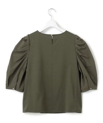 【一部店舗限定】コットンポンチコンビジャージー　コクーンスリーブ　カットソー（ＫＫＷＯＣＭ０８２０）