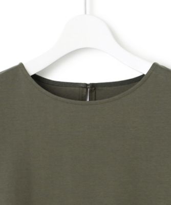 【一部店舗限定】コットンポンチコンビジャージー　コクーンスリーブ　カットソー（ＫＫＷＯＣＭ０８２０）