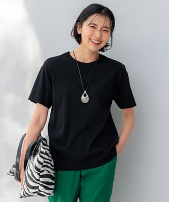 23区 (Women)/ニジュウサンク【一部店舗限定／洗える】ベーシック IT TEE 005_クロ トップス【三越伊勢丹/公式】