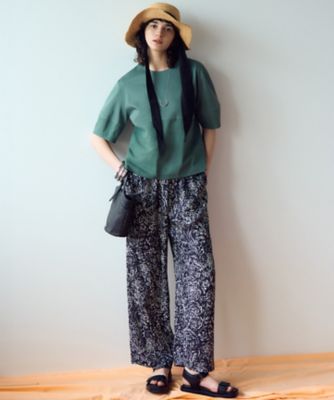 【新品】2024SS　スムースリープルオーバーカットソー　size38　23区 洗える】シルエットスムースコンビ バックフレア カットソー