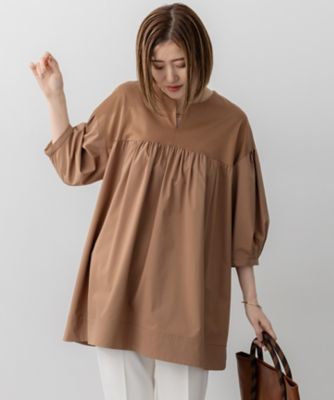 FRAMeWORK ロゴスエットチュニック 新品未使用タグ付き ブラック 【LOGOS Park(ロゴスパーク)】長袖ドロップショルダー