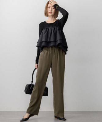 CLASS レイヤードカットソー　新品 洗える】シアーレイヤード カットソー（KKWOGA0338