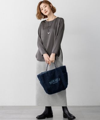 洗える】サテン ロングスリーブ Tシャツ（KKWOGA6340