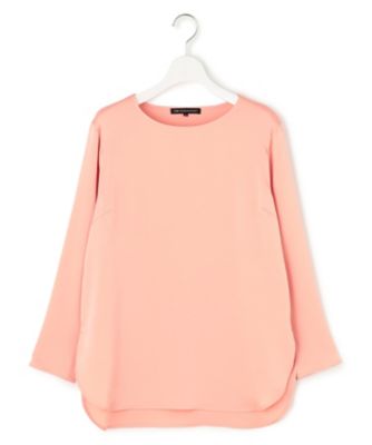 洗える】サテン ロングスリーブ Tシャツ（KKWOGA6340