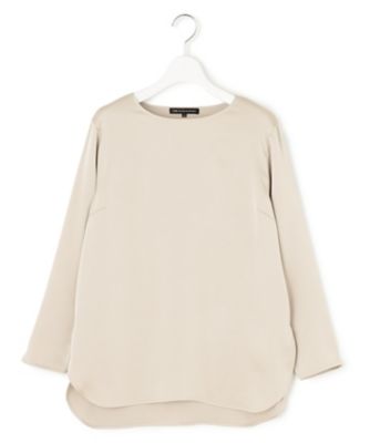 洗える】サテン ロングスリーブ Tシャツ（KKWOGA6340