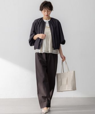 【杏さん着用／ＷＥＢ＆一部店舗限定カラーあり】オーガンジービスチェコンビ　カットソー（ＫＫＷＯＧＭ０４３６）