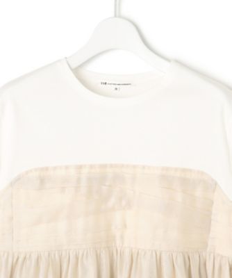 【杏さん着用／ＷＥＢ＆一部店舗限定カラーあり】オーガンジービスチェコンビ　カットソー（ＫＫＷＯＧＭ０４３６）