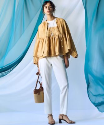 【杏さん着用／ＷＥＢ＆一部店舗限定カラーあり】オーガンジービスチェコンビ　カットソー（ＫＫＷＯＧＭ０４３６）
