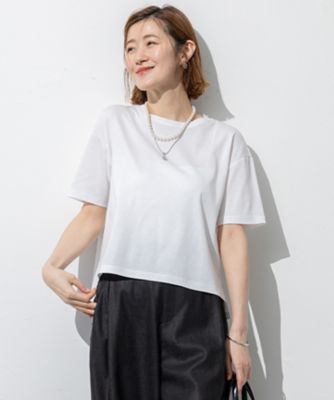 23区 (Women)/ニジュウサンク 【速乾性／汗じみ防止】半袖　クロップド　ＩＴ　ＴＥＥ（ＫＫＷＯＧＭ０６３５）