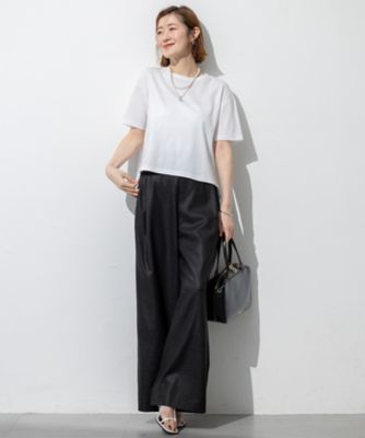 【速乾性／汗じみ防止】半袖　クロップド　ＩＴ　ＴＥＥ（ＫＫＷＯＧＭ０６３５）