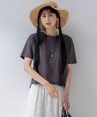 【速乾性／汗じみ防止】半袖　クロップド　ＩＴ　ＴＥＥ（ＫＫＷＯＧＭ０６３５）