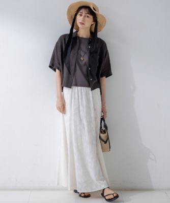 【速乾性／汗じみ防止】半袖　クロップド　ＩＴ　ＴＥＥ（ＫＫＷＯＧＭ０６３５）