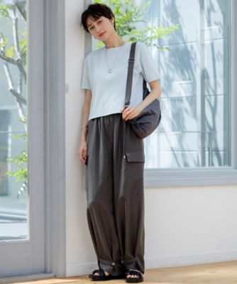 【速乾性／汗じみ防止】半袖　クロップド　ＩＴ　ＴＥＥ（ＫＫＷＯＧＭ０６３５）