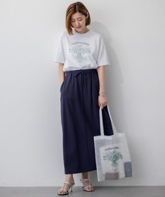 【洗える】ＪＡＮＥ　ＰＡＣＫＥＲコラボ　フラワー刺繍　Ｔシャツ（ＫＫＷＯＧＭ６１３５）