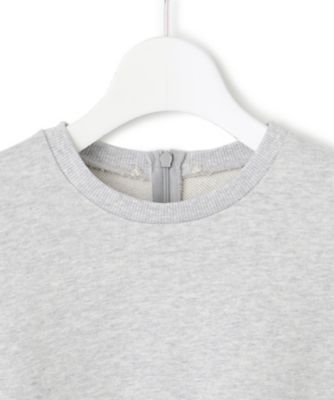 【新品未使用タグ】 23区 洗える クリアコットンフリルスウェット 25SS 洗える】クリアコットンテリー ストライプフリル スウェット / 23区 S