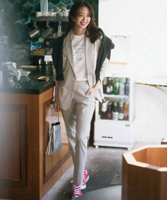 洗える】レタープリント ロンTEE（KKWOGS0234