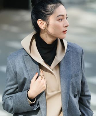 洗える】コットンエアーダンボール ドロスト フーディー