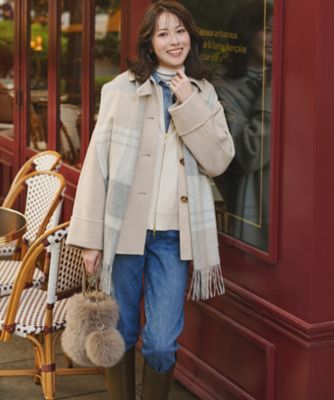 WEB＆一部店舗限定】クリアコットンテリー ダブルジップ ブルゾン