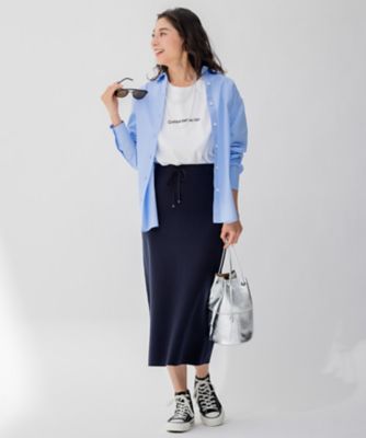 【洗える】クルーネック　ロゴロング　Ｔシャツ（ＫＫＷＯＩＺ０７２２）