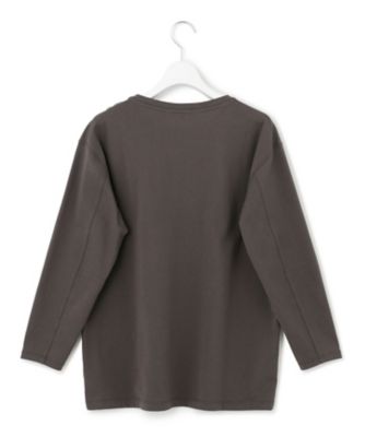 【洗える】クルーネック　ロゴロング　Ｔシャツ（ＫＫＷＯＩＺ０７２２）