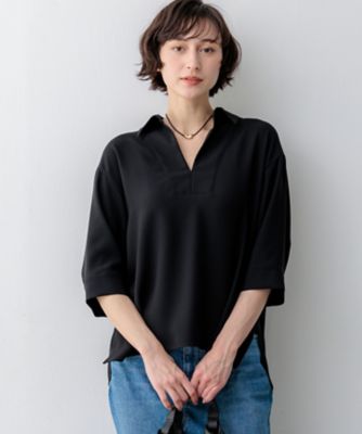 ＜23区 (Women)＞ストレッチジョーゼット　スキッパー　ブラウス（ＫＫＷＯＬＭ０４３２）