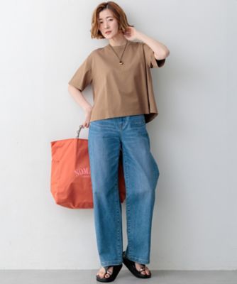 スビンギザコットン フレア Tシャツ（KKWOLM0438） | 23区