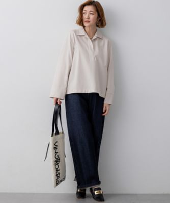 コンパクトツイル スキッパー カットソー（KKWOLS0233