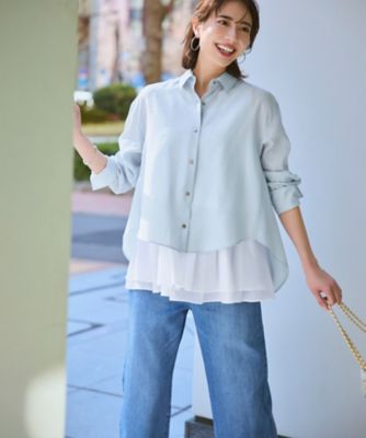 好評につき一部追加予約】ナチュラルコットンベア シアーペプラム