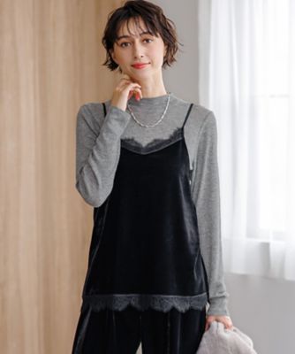 ベロアキャミ ツインセット トップス（KKWOLW6442） | 23区